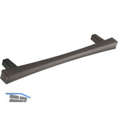 Griff Traill LA 160 mm, Breite 200 mm, Zinkdruckguss Edelstahl Effekt dunkel