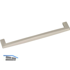 Griff Ellef LA 160 mm, Breite 172 mm, Zinkdruckguss Edelstahl Effekt matt