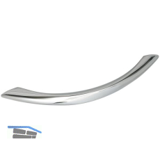 Griff Ikaros LA 192 mm, Breite 232 mm, ZN verchromt poliert