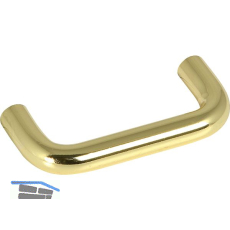 Griff Sulis � 10 mm, LA 64 mm, Breite 74 mm, Stahl vermessingt