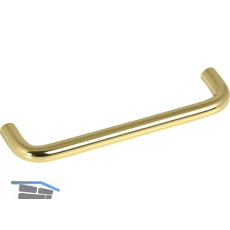 Griff Sulis � 10 mm, LA 128 mm, Breite 138 mm, Stahl vermessingt