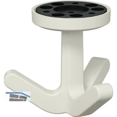 Dreifach-Drehhaken HEWI 477.94B030 elastisch, Kunstoff TPU reinwei� matt