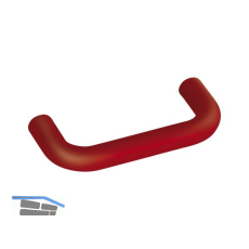 Griff � 10 mm - HEWI 548 LA 64 mm, Breite 74 mm, Polyamid rubinrot gl�nzend