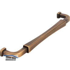 Griff Meret LA 160, Breite 171 mm, Zinkdruckguss messing schwarz geb�rstet