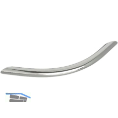 Griff Meduna � 10 mm, LA 320 mm, Breite 375 mm, Stahl verchromt poliert