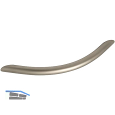 Griff Meduna � 10 mm, LA 320 mm, Breite 375 mm, Stahl vernickelt matt