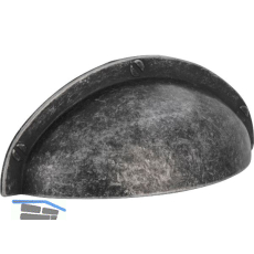 Muschelgriff Junit Breite 85 mm, H�he 31 mm, Zinkdruckguss altzinn antik