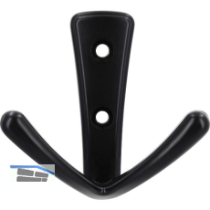 Mantelhaken Deneb Breite 76 mm, H�he 71 mm, ZN schwarz matt