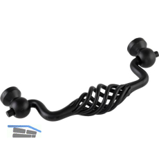 H�ngegriff Cage LA 96, B 115 mm, Stahl schwarz matt