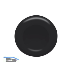Muschelgriff HEWI 538.60ML � 60 mm, Polyamid tiefschwarz gl�nzend