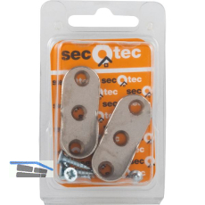 SECOTEC Schrankrohrlager oval vernickelt SB-2 BL1