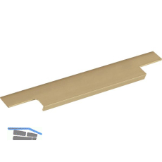 Griffleiste TRIM L�nge 1195 mm, Aluminium, Messing geb�rstet