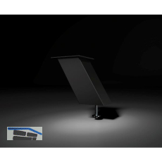 Barkonsole Jumbo 80 x 80 x 170 mm schr�g Aluminium schwarz