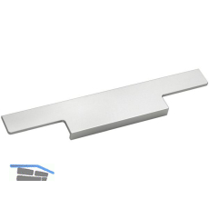 Griffleiste TRIM L�nge 445 mm, Aluminium natur eloxiert
