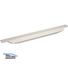 Griffleiste Kontur L�nge 445 mm, Aluminium Edelstahl Effekt