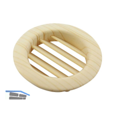 L�ftungsrosette rund 139 mm Fichte roh