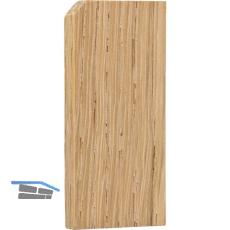 Endkappen Holz L-Profil, Eiche roh