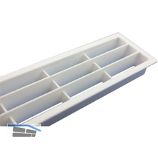 L�ftungsgitter 458 x 65 mm Kunststoff Wei�