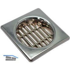 L�ftungsgitter � 36 mm/43 x 43 mm Kunststoff verchromt