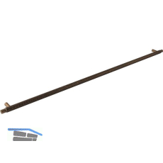 Griff Manor L � 14 mm, LA 640 mm, Breite 694 mm, Aluminium/ZN Messing antik