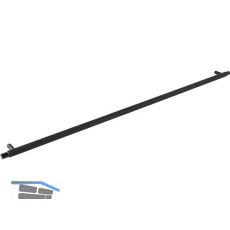 Griff Manor L � 14 mm, LA 640 mm, Breite 694 mm, Aluminium/ZN schwarz matt