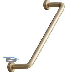 Griff Lounge � 7 mm, LA 128 mm, Breite 142 mm, Messing geb�rstet