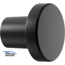 Knopf Dot � 30 mm, Tiefe 26 mm, Zinkdruckguss schwarz matt