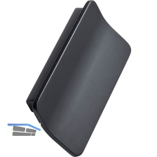 Griff Leaf LA 64 mm, Breite 85 mm, Zinkdruckguss schwarz matt