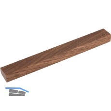 Griff Trim 1410 LA 128 mm, Breite 168 mm, Nuss lackiert