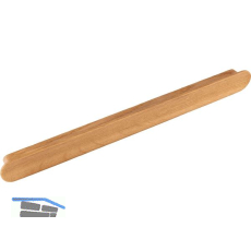 Griff Tuba LA 256 mm, Breite 284 mm, Eiche lackiert