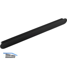 Griff Tuba LA 256 mm, Breite 284 mm, Esche schwarz gebeizt