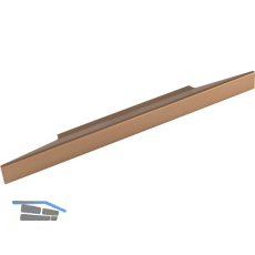 Griff Facet LA 96 mm, Breite 220 mm, Aluminium messing matt