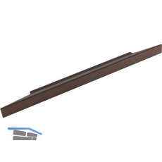 Griff Facet LA 160 mm, Breite 284 mm, Aluminium bronze matt