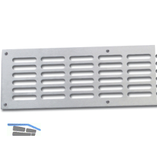 L�ftungsgitter 500 x 80 mm Edelstahl geschliffen