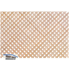 Holzgitter ganze Tafel, diagonal, 1230 x 600 mm, europ�isches Ahorn