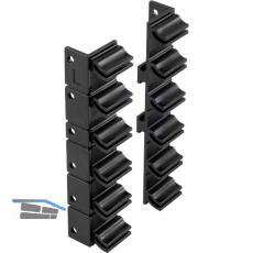 ALUMIS Sockelsystem KS-Klemmaufnahme rechts/links Kunststoff schwarz