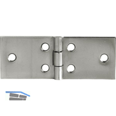 Tischband nach DIN 7957 T 28 x 80 mm, Edelstahl