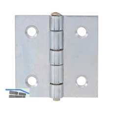 Scharnier quadratisch Stift lose 50 x 50 mm, Stahl verzinkt