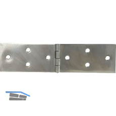 Tischband nach DIN 7957 T 37 x 120 mm, Edelstahl