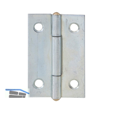 Scharnier DIN 7954 A schmal 40 x 26 mm, Edelstahl