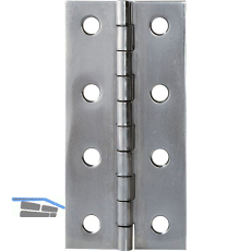 Scharnier DIN 7954 A schmal 100 x 52 mm, Edelstahl