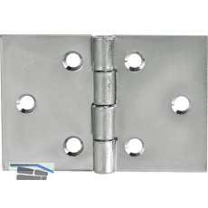 Scharnier DIN 7954 D breit 40 x 60 mm, Edelstahl