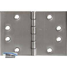 Scharnier DIN 7954 D breit 80 x 120 mm, Edelstahl