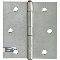 Scharnier DIN 7954 B halbbreit 90 x 63 mm, Stahl verzinkt