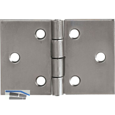 Scharnier DIN 7954 D breit 40 x 60 mm, Stahl verzinkt