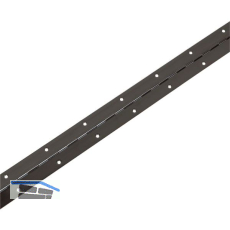 Stangenscharnier gebohrt 1740 x 40 mm, Stahl schwarz- br�niert