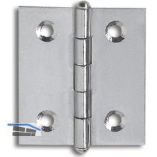 Knopfscharnier - leichte Ausf�hrung 30 x 30 mm, Stahl glanzvernickelt