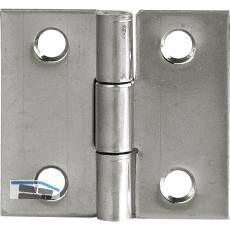 Scharnier DIN 7954 C quadratisch 40 x 40 mm, Edelstahl