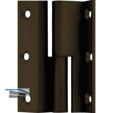 M�belband Kr�pfung D, Zylinderkopf rechts, 50x33 mm, Messing br�niert