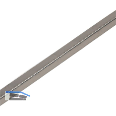 Stangenscharnier ungebohrt 3500 x 50 mm, Edelstahl 1.4301